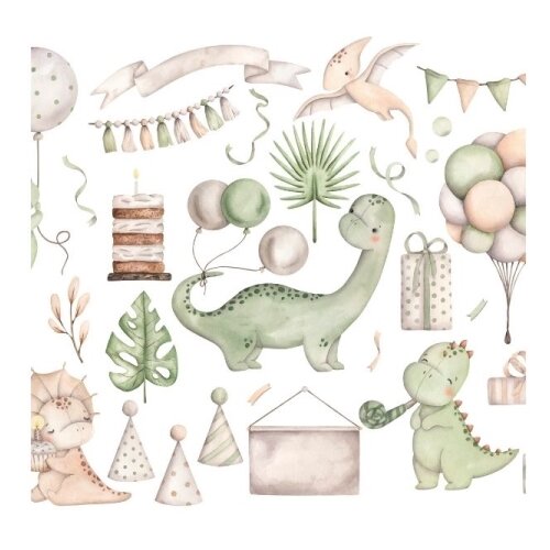  Dečije plafonsko svetlo KIDS ROOM 1xE27/60W/230V prečnik 40 cm dinosaurus Slike