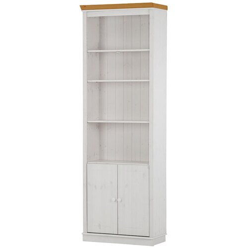 Livetastic REGAL 74/223/37 cm bela, barve medu Slike