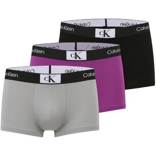 Calvin Klein Underwear Boksarice siva / roza / črna / bela