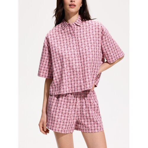 Reserved Komplet dvodijelne pamučne pidžame - pastelnoružičasto Cijene