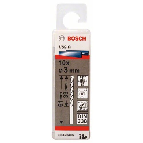 Bosch Svrdlo za metal HSS-G, standard Slike
