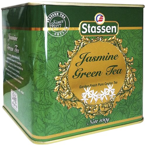 Stassen Zeleni čaj u limenci, Jasmin,100g Slike