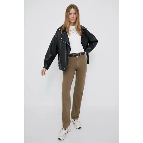 Calvin Klein Jeans Traperice za žene, visoki struk