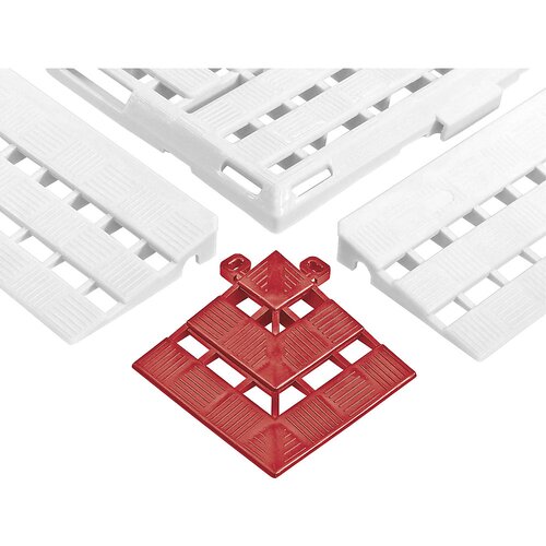 COBA Kotni element, Dx&amp;Scaron; 112 x 112 mm, DE 4 kosi, rdeč Slike