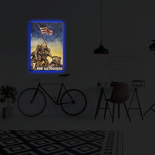 Wallity Zidna slika sa LED osvjetljenjem ABD-002, 45x70 cm Cene