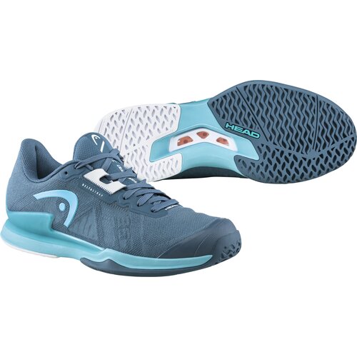 Head Sprint Pro 3.5 AC Grey/Teal Women's Tennis Shoes EUR 40.5 Slike