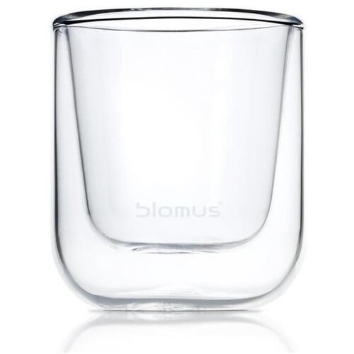 Blomus set od dvije espresso &amp;scaron;alice s dvostrukim staklom Nero, 80 ml Slike