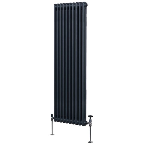Monster tradicionalni radiator z 2 stolpcema - 1800 x 472 mm - antracitno siva, (21569847) Cene