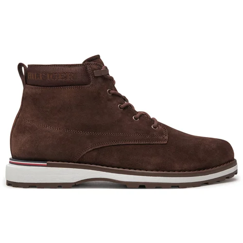 Tommy Hilfiger CORPORATE OUTDOOR SUEDE BOOT Smeđa