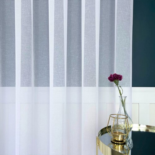  Tkanina za zavjese Batist Flame White bijela vis. 3,30 m Cijene
