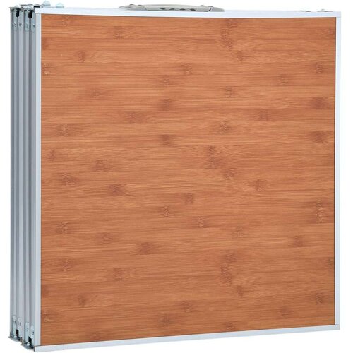 VidaXL Sklopivi stol za kampiranje aluminijski 240 x 60 cm Slike