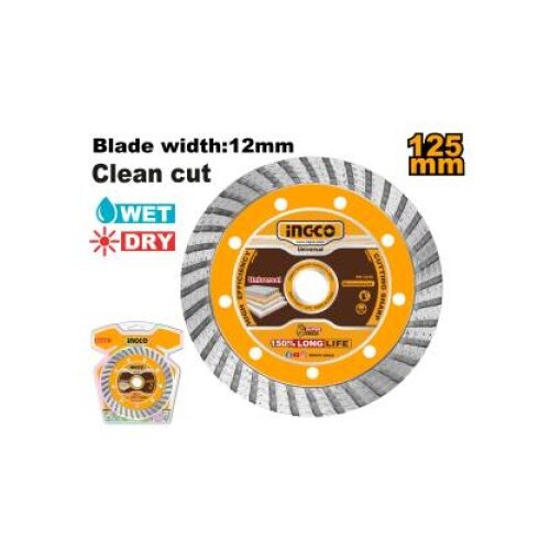 Ingco dmd031251 turbo dijamantski rezni disk 125mm ( DMD031251 ) Cene