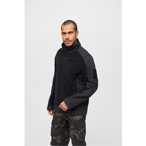 Brandit Ripstop Fleece Jacket Black Slike