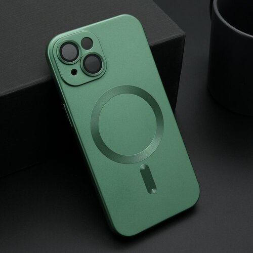 Maska elegant magsafe za iphone 15/ zelena Slike