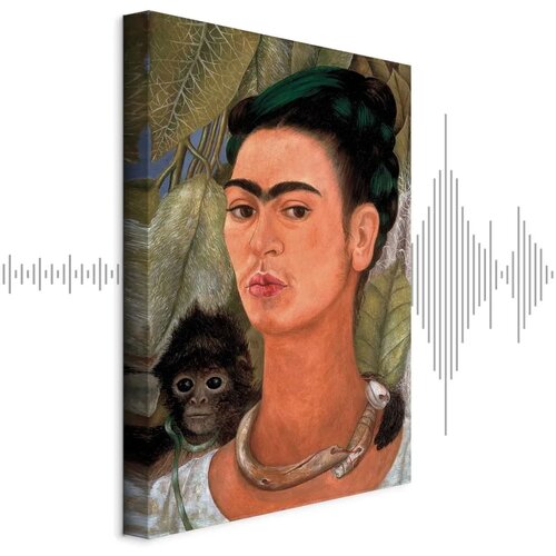  Slika - Frida Kahlo – Self-Portrait with Monkey 20x30 Akustična Cene