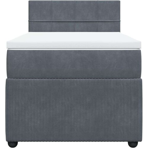 vidaXL box spring krevet s madracem tamnosivi 80 x 200 cm bar&scaron;unasti Cijene