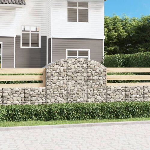  Gabionska košara s lukom 150x50x120/140 cm pocinčano željezo Cene