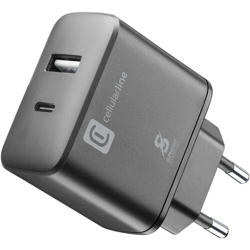 Cellular Line hišni polnilec, 25W,2XUSB usb+usb-c, power delivery Cene
