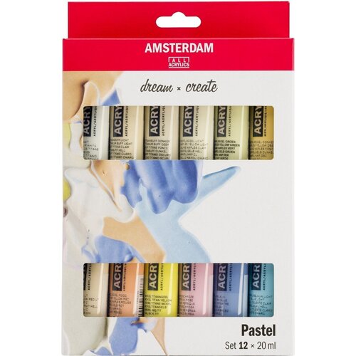 Amsterdam Set akrilnih boja AMSTERDAM dream and create Pastel 12 x 20 ml () Cene
