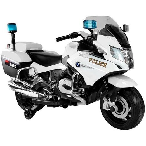 Lean_Toys Otroški policijski motor BMW 12V 45W Bela lea Cene