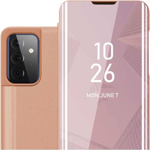 Cadorabo CARE, združljiv s Samsungom v Kunzit Pink - prozorno za za&scaron;čito z ogledalom z zrcalo z funkcijo stojala 360 stopinj za&scaron;čita, (20573350) Cene