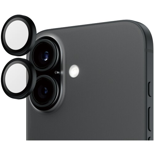 PanzerGlass iPhone 16/16 Plus Black za&amp;scaron;čitna stekla za kamero, (21414606) Slike