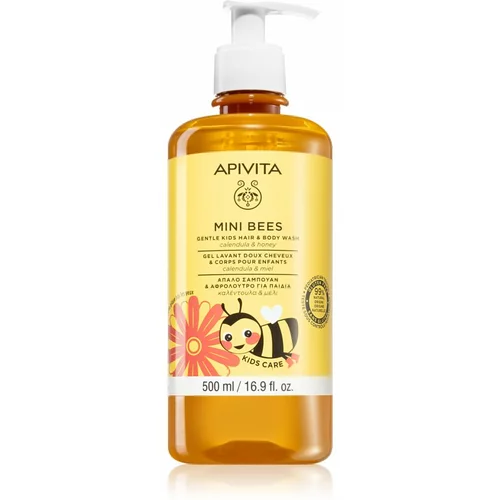 Apivita Kids Mini Bees gel za umivanje obraza in tela 500 ml