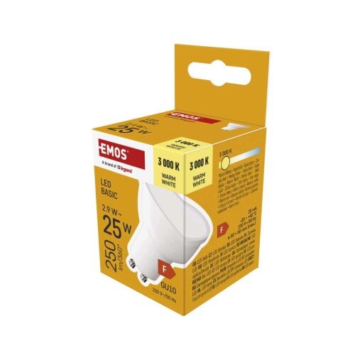  LED žarnica Basic MR16 / GU10 / 2,9 W (25 W) / 250 lm / Toplo bel Cene