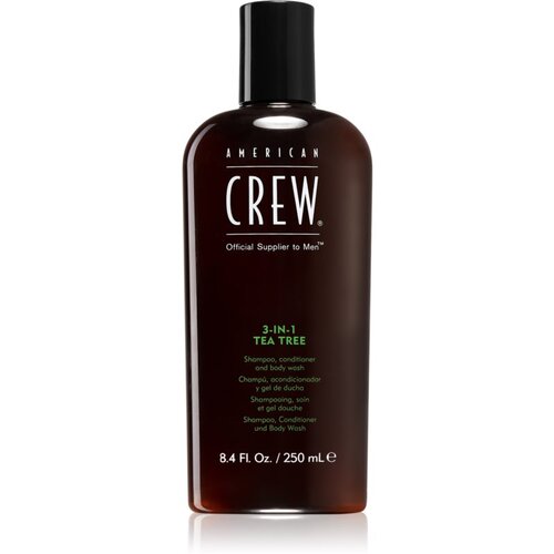 American Crew Hair & Body 3-IN-1 Tea Tree šampon, balzam in gel za prhanje 3v1 za moške 250 ml Cene