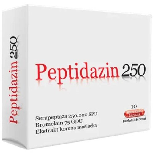 NATURA LAB Kapsule Peptidazin 250, 10 kapsula Slike