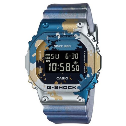 Casio muški digitalni ručni sat GM-5600SS-1 plavi Cene