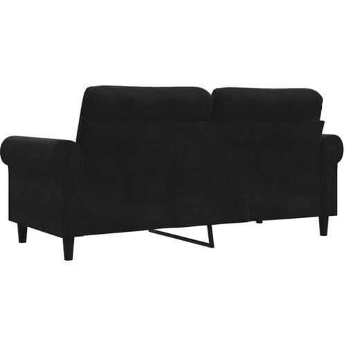  Dvosjed crni 140 cm bar&amp;scaron;unasti Slike