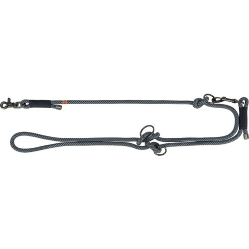 Trixie vodilica za pse soft rope podesiva l-xl 2 m/fi-13 mm crna/siva Cene