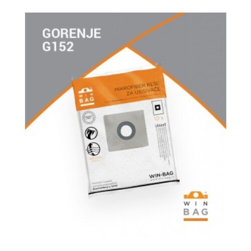  Jednokratne mikrofiber kese za usisivače gorenje &amp;quot;tip gb2&amp;quot; 5/1+motor filter g152-5f ( 3168 ) Slike