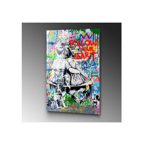 Wallxpert Slika od kaljenog stakla 70x100cm Slike