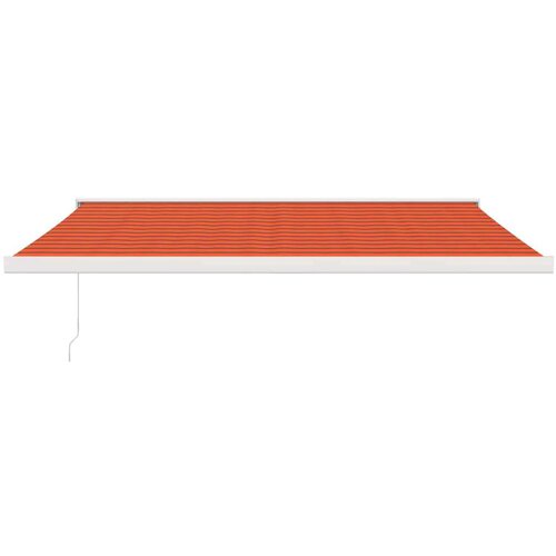  Tenda na uvlačenje narančasto-smeđa 4 5x3 m tkanina i aluminij Slike