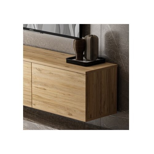 Hanah home Neon TV komoda, Smeđa Slike