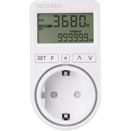 Voltcraft SEM4500 naprava za merjenje stroškov energijske porabe napoved stroškov\, funkcija alarma\, nastavljiva električna tarifa, (20635853) Cene