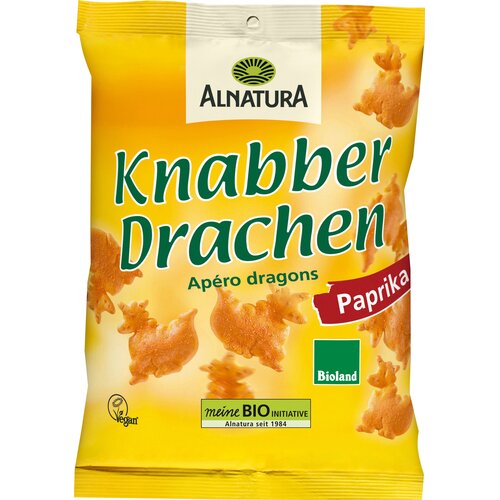 Alnatura Bioland prigrizek zmaji - paprika - 100 g Cene