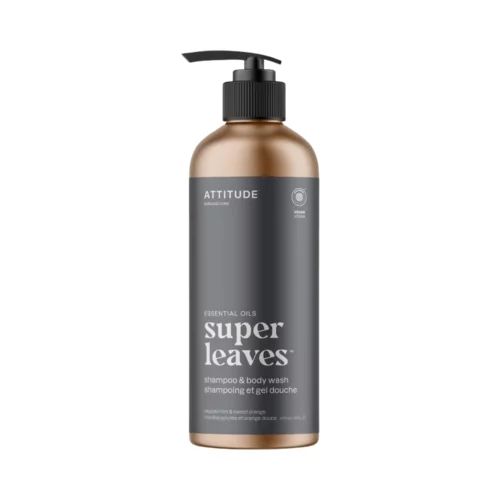 Attitude Super Leaves 2in1 Shampoo & Body Wash Peppermint & Sweet Orange