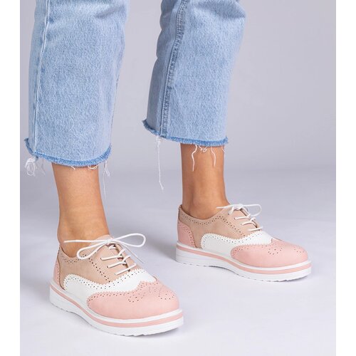 Gemre Pink classic Oxford shoes Toddi Slike