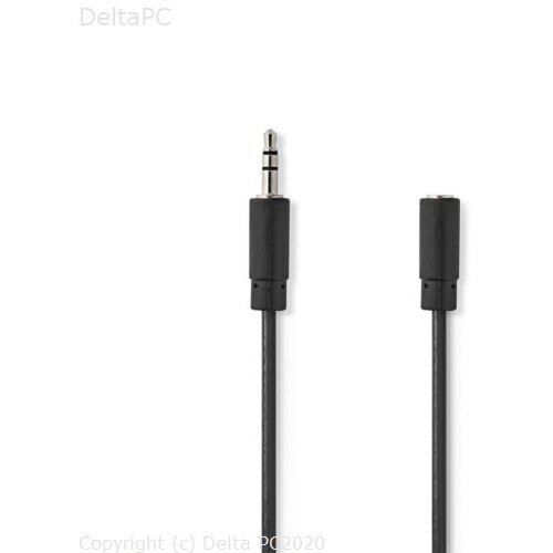 Nedis Stereo Audio Kabel 3.5 mm M - 3.5 mm Z 1.0m CAGP22050BK10 Cijene