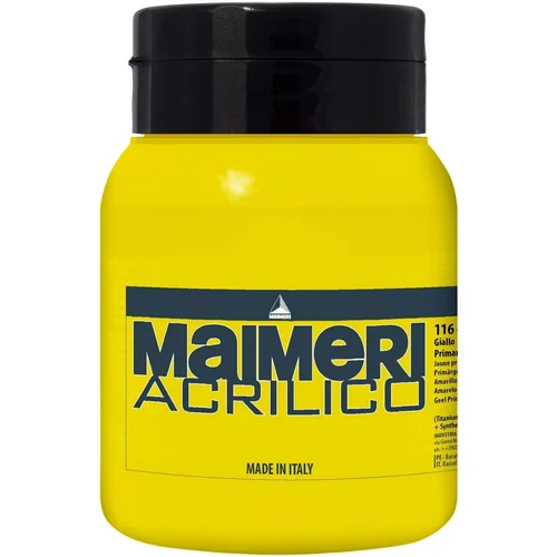 Maimeri Acrilico Akrilna boja Primary Yellow 116 500 ml 1 kom