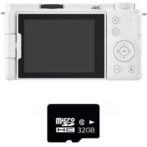 INF Digitalni fotoaparat W11 12x zoom, 4K video, 64MP, 270&deg; zaslon White, (5000324324) Cene