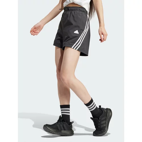 Adidas Športne kratke hlače Future Icons 3-Stripes IP1568 Črna Loose Fit