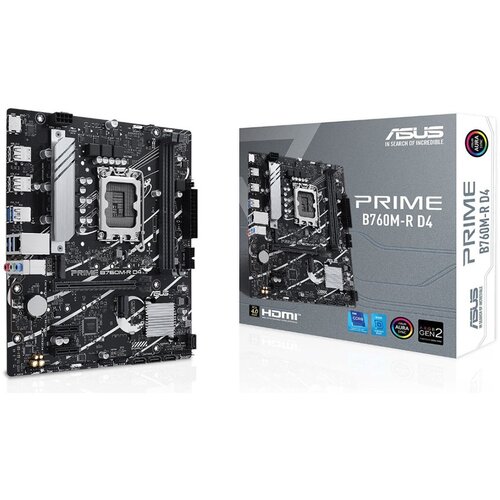 Asus Matična ploča 1700 PRIME B760M-R D4 HDMI/M.2 Slike