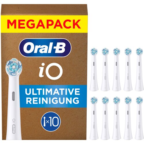 Oral-b Zamjenske cetkice iO Ultimate u ci&amp;scaron;cenje pakirane pakiranju od 10 komada, bijele Slike