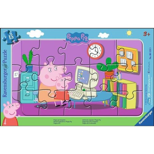 Ravensburger 15 delna sestavljanka pujsa pepa 061235 Cene
