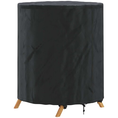  Pokrov za stol Jednobojno Crna 62 x 62 x 70 cm tkanina Slike