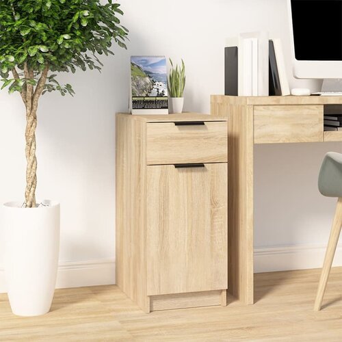 vidaXL ormarić za radni stol hrast 33,5 x 50 x 75 cm konstruirano drvo Cijene